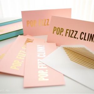 Kate Spade “Pop, Fizz, Clink!” Holiday Cards